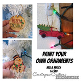 Paint Your Own Ornaments - Mix and Match