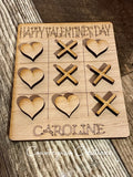 Tic-Tac-Toe Game, Valentine’s, Personalized