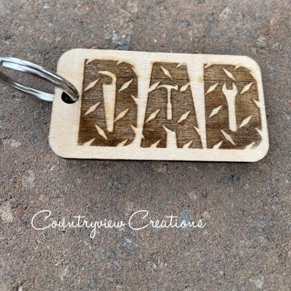 Dad Keychain- Tool