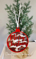 Merry Christmas, 3D ornament