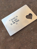 I Choose to Be Kind to You Today. Wallet Card