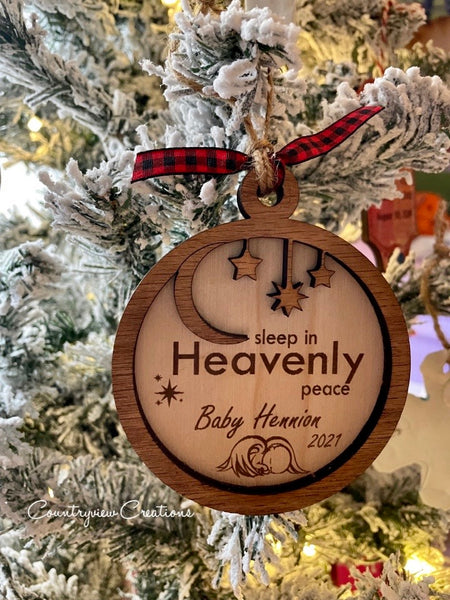 Sleep in Heavenly Peace - Remembrance Ornament