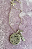 Remembrance Necklace w/bar accent
