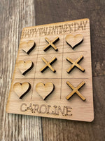 Tic-Tac-Toe Game, Valentine’s, Personalized