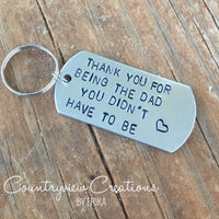The Dad You Didn’t Have to Be Keychain