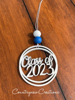 Car Charm- Class of 2022 - Class of 2023- Wooden