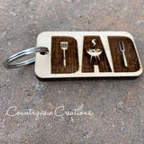 Dad Keychain- Grill