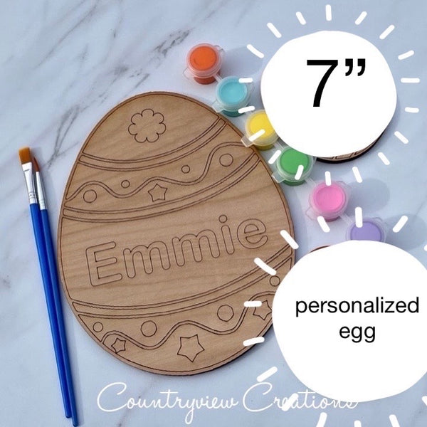 Easter Egg, Personalized paint kit