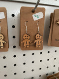 Gingerbread Dangle Earrings